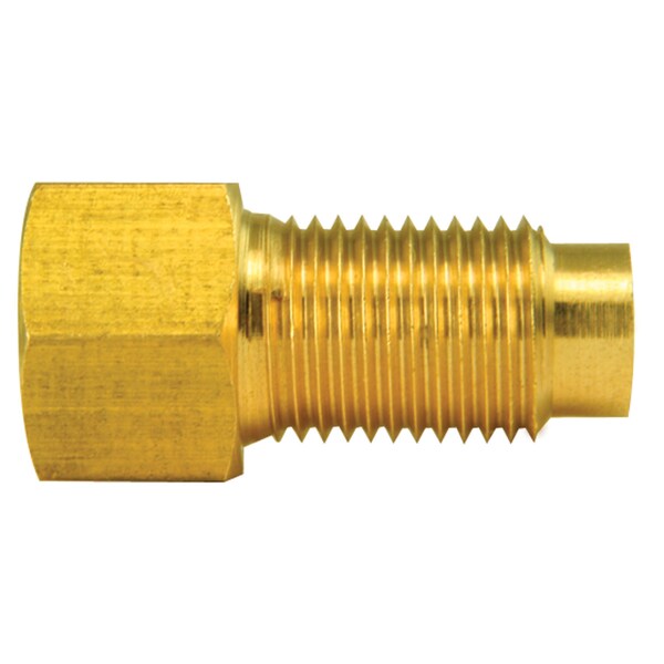 Adapter, Brass, Female(3/8-24 Invtd), Male(M10x1.0 Invtd), 100/box